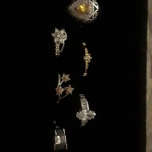 6 Gold Filled Rings New without tags